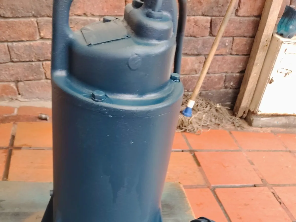 Mantenimiento de bomba sumergible de aguas negras — foto 5